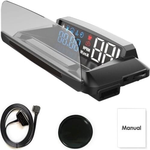 L3 HUD Head Up Display Projector Car Speedometer Universal HUD Projector OBD2 Interface