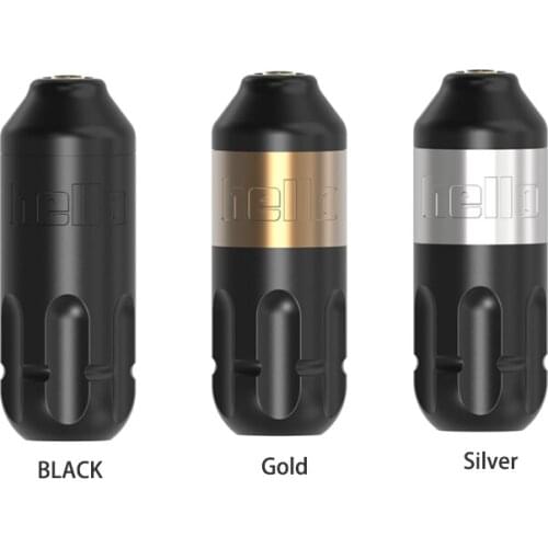 Newest Tattoo Pen Rotary Tattoo Machine Gun Coreless Motor 12000RPM RCA Connection Tattoo Supply Makeup Pen Cartridge Needles