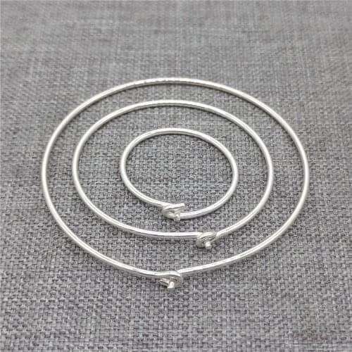 5prs of 925 Sterling Silver Ear Wire Earring Hoops for Earring Jewelry Making