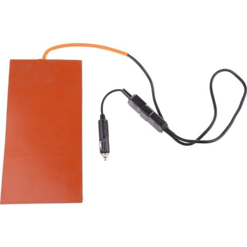 Silicone Heated Pad 152X304mm 100W 12V for Pizza Hot Food Delivery Bag Mat Heat 2021