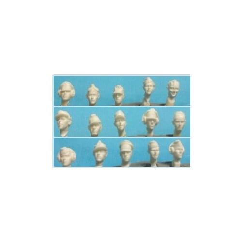 Resin Soldiers of World War II Soldiers transformed their head portraits (one piece with 15 different ones) 1:35