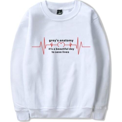 Grays Anatomy Hoodies Sweatshirts Pullover Graphic Printed Sweatshirt Women Tumblr Greys Anatomy Gifts Fashion Tracksuit Tops