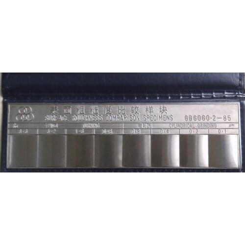 Outer circle of cylindrical grinding wheel surface roughness comparison sample roughness comparison sample block