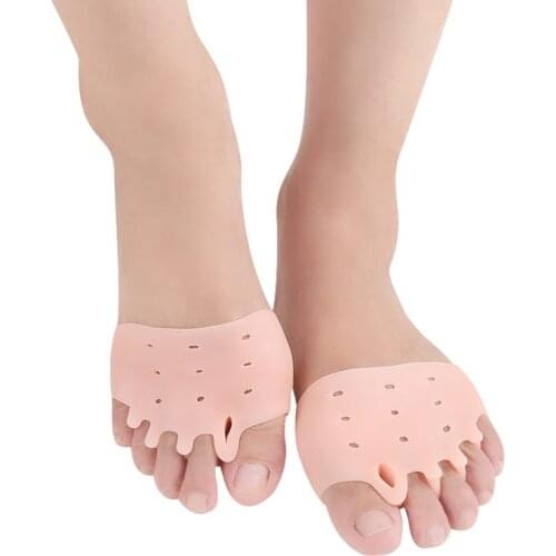 1 Pair Silicone Forefoot Pad Foot Reusable Pain Relief Breathable for Women Men ZJ55