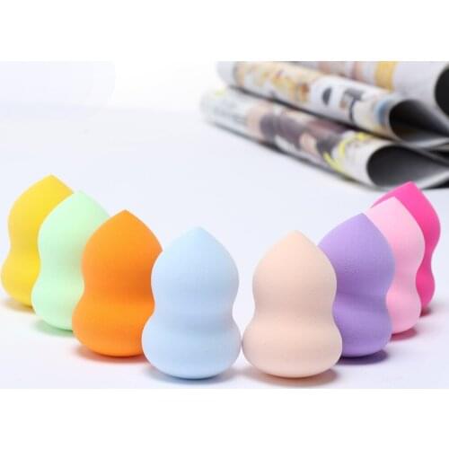 1pc at random color Soft Makeup Sponge Puff Blending Gourd Shape Liquid Foundation Base Powder Smooth Puff Cosmeti Tool T0364
