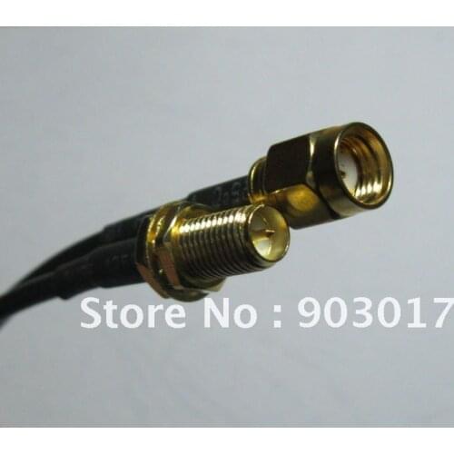 10cm Antenna RP-SMA Coaxial Cable for WiFi Router 2 pcs per lot hot sale