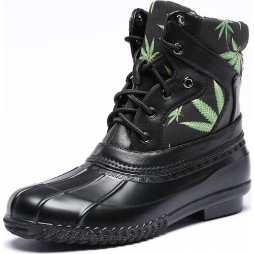 459-1197 TONGPU Original Design High Quality Womens Lace-Up Duck Boots