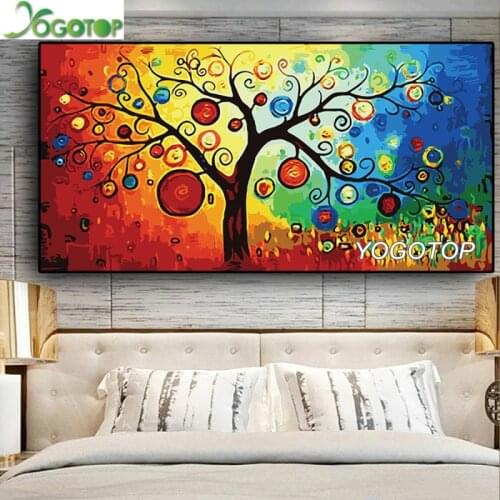 Tree of life Diy diamond embroidery money rich tree diamond painting full mosaic 5d picture of rhinestone Art large Size YY2413