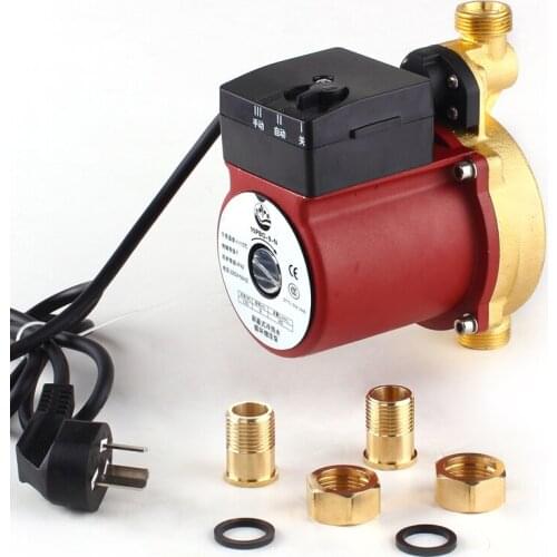 320W Automatic Water Circulation Pump Brass Pump Head Circulator 220V 160L/M MAX