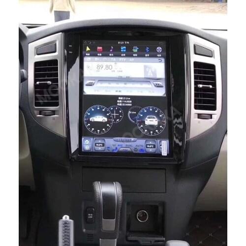 12.1" PX6 Android 9.0 Vertical Screen Car Radio For Mitsubishi Pajero Sport V97 V93 Rockford GPS Tesla Carplay Car Multimedia