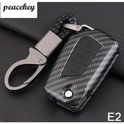 Carbon Fiber Car Key Case Cover Key Protect Shell For Toyota COROLLA Camry CROWN LEVIN Reiz EZ RAV4