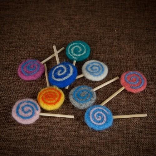Childrens photography felt lollipop cute photography set props photographer handle a small decorative props multicolor