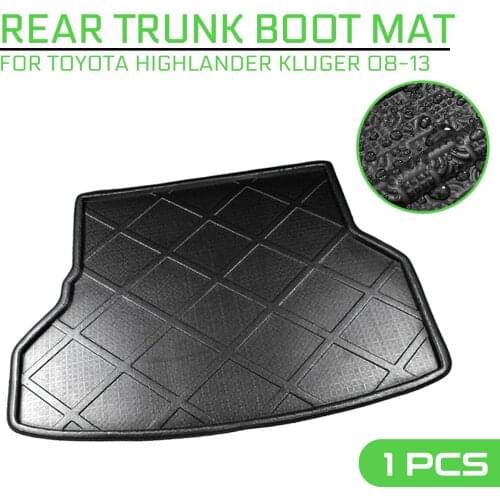 For Toyota Highlander Kluger 2008 2009 2010 2011 2012 2013 Car Floor Mat Carpet Rear Trunk Anti-mud Cover