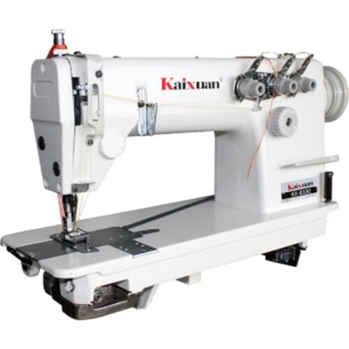 Electric Chain Sewing Machine Three Needles Six Lines High Speed Cowboy Clothing Bedding Article Industrial Sewing Equipment Set