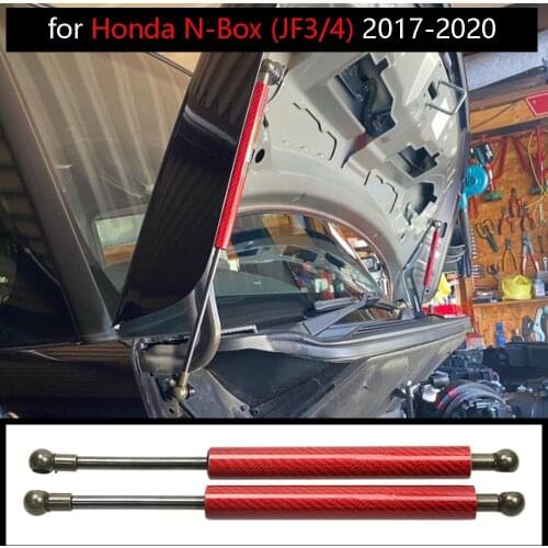 For Honda N-Box (JF3/4) 2017-2020 Front Bonnet Hood Modify Gas Struts Lift Support Shock Damper Accessories Absorber