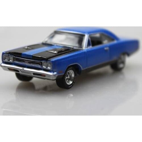 GreenLight 1:64 1969 Plymouth GTX boutique alloy car toys for children kids toys bulk