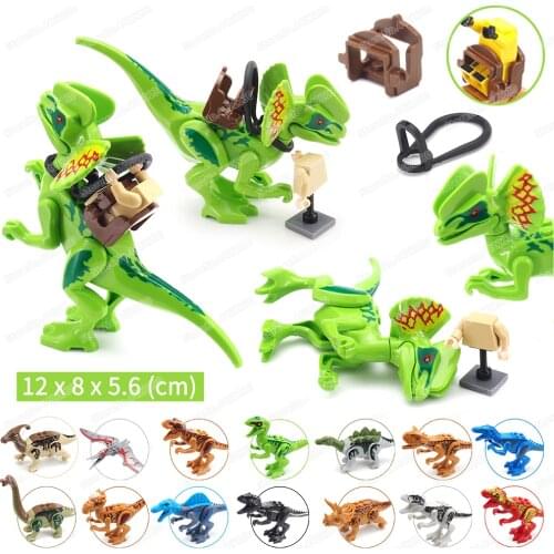 Double Spine Dinosaur Knight Suit Building Block Moc Figures War Dragon Model Child Christmas Gift Boys DIY Educational Toys