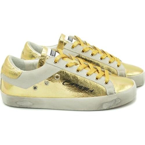 CANGMA Luxury Brand Man Designer Shoes Platform Sneakers Gold Patent Leather Cow Suede Mens Shoes Male 2021