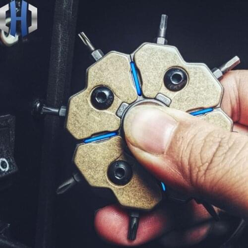 Screwdriver Gyro Titanium Toy Rotary Multifunction Screwdriver Set EDC Multi Tools