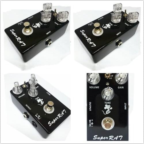Pedal guitarra upgraded Rat Tone Guitar Pedal Distortion boost three model - Pro Co Rat Distortion(CLONE) pedaleira guitarra