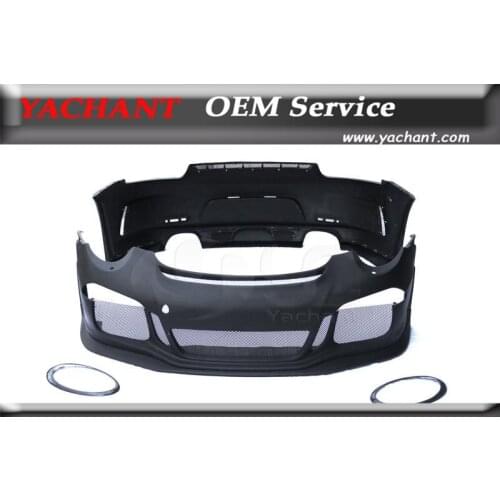 Fiber Glass FRP Body Kits Dual or Quad Exhaust Opening Fit For 12-14 Porsche 911 991 Carrera & Carrera S GT3-RS Style Bodykit