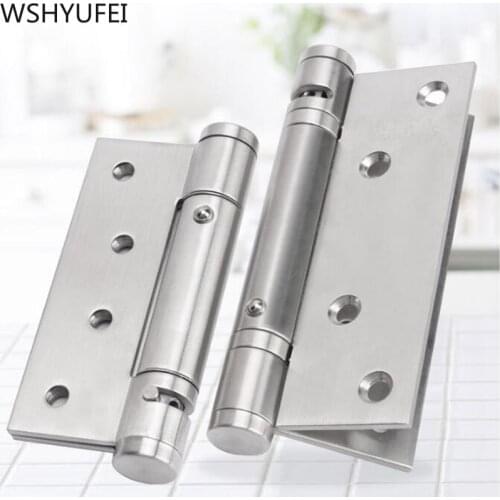 WSHYUFEI Stainless Steel Flat Hinge kitchen Cabinet Doors Connecting hinge Window Hinge Furniture Door Drawer Hardware