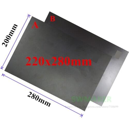 A+B 2A+B 220x280mm Magnetic Adhesive Print Bed Tape Print Sticker Surface Flex Plate for TEVO Tarantula I3 3D Printer