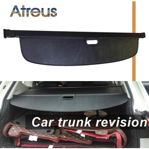 Atreus 1set Car Rear Trunk Security Shield Cargo Cover For VW Tiguan MK2 2 Volkswagen Tiguan 2018 2017 accessories