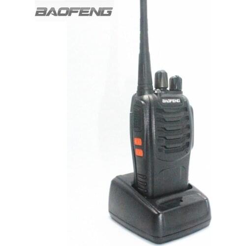 BaoFeng BF-888S Walkie Talkie Black 3W UHF 400-470MHz Frequency Portable Radio Set Ham Radio Hf Tran With Earpiece