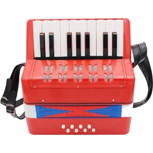 Childrens Accordion 17 Keys 8 Bass Custom LOGO Keyboard Instrument