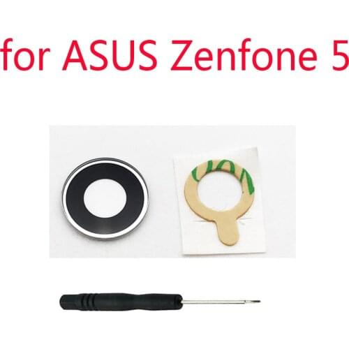 For ASUS Zenfone 5 A500CG A500KL A501CG T00J Original New Cell Phone Housing Back Camera Glass Lens Protector Cover + Tools