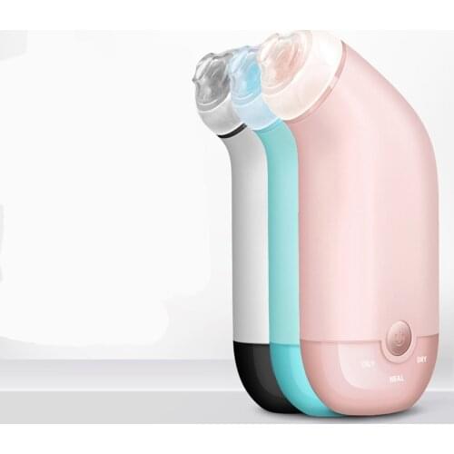 Electric Home Rechargeable Vacuum Suction Blackhead Remover with 3 Heads Pore Facial Cleanser Nose Acne Facial Skin Care Device