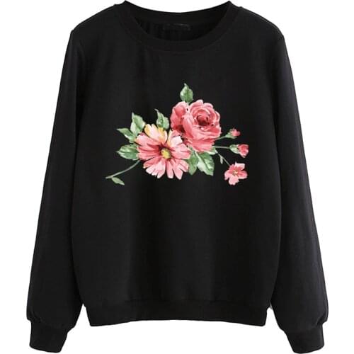 HAMPSON LANQE Women's Sweatshirts With Long Sleeves
