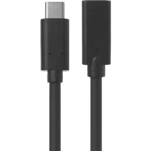 USB 3.1 Type C male to female connector extension adapter cable for Macbook Pro(BLACK)