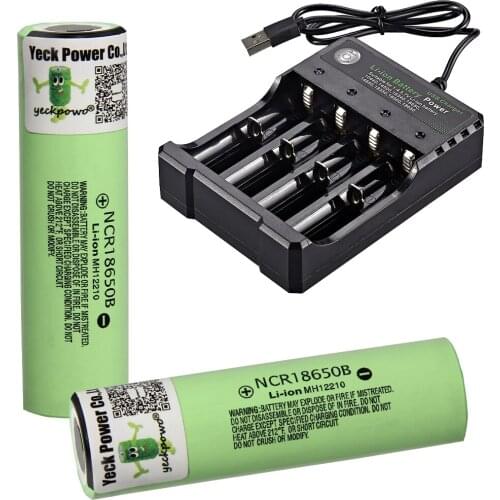 18650 battery li-ion batteries rechargeable 3400mah 3.7V akkumulator lithium 18650 charger Russian warehouse fast delivery