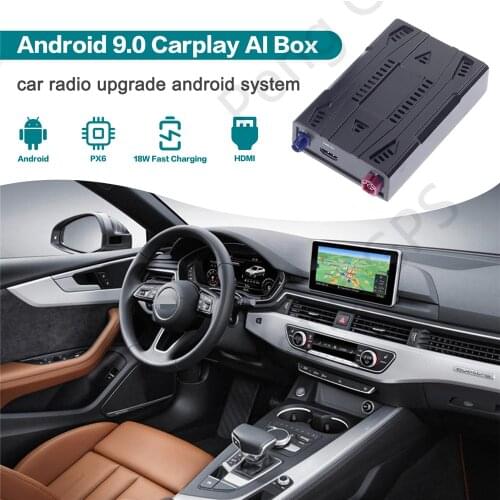 NEW Wireless Apple CarPlay AI Box Android Auto for Audi A5 Universal Car Android Multimedia Player Box Android 9.0 System