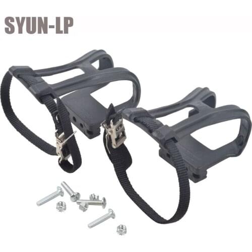 Whole Sale 20Pairs Bike-Cycle-Bicycle Mtb Foot Toe Clips + Straps For Pedals for Fixie Road Bike (Pedals not included)