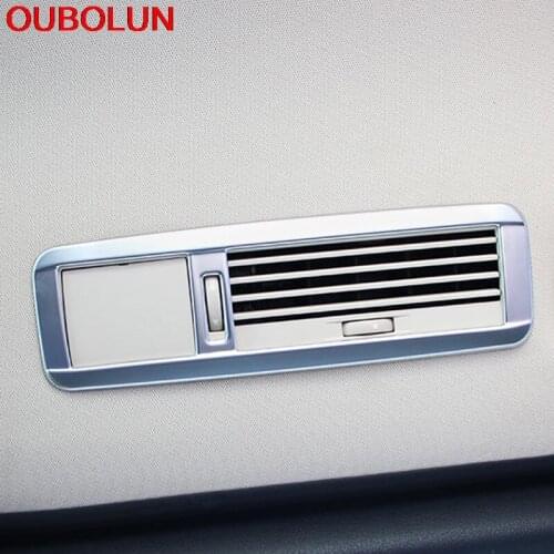 OUBOLUN 4pcs Fit For Mercedes-Benz Vito (W447) 2014-2017 Auto Accessories Matte Interior Rear Row Top Roof Air Vent Outlet Cover