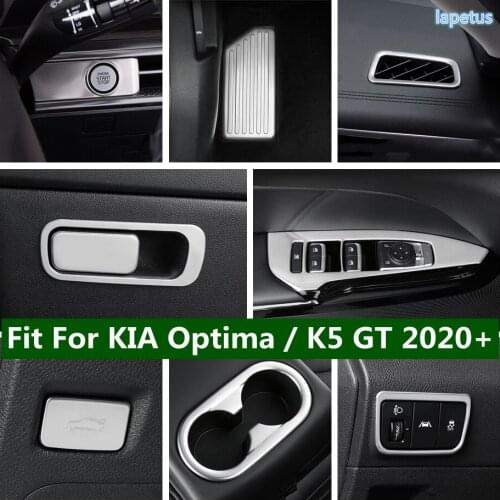 Stainless Steel Footrest Pedal Cover Foot Rest Pad Trim Refit Silver For KIA Optima / K5 GT 2020 2021 Interior Parts Accessories