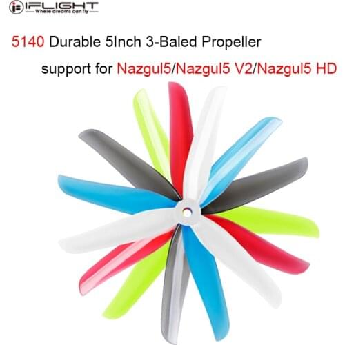 6 Pairs IFlight Nazgul 5140 Durable 5.1 inch Prop 3-Blade Freestyle Propeller for FPV Racing Drone Quadcopter Spare Parts