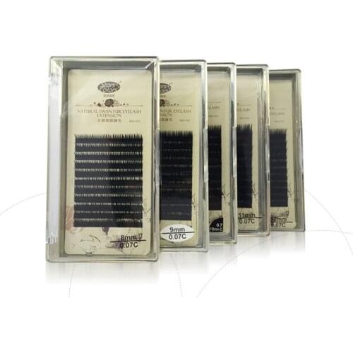 Brand 0.07C extremely soft velvet Eyelash Individual Fasle mink Eyelashes Extension Materials Suit For 3D 6D 9D