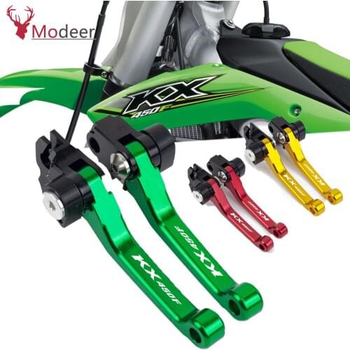 Motorbike Brake Clutch Pivot Levers For Kawasaki KX250F KX450F 2013 2014 2015 2016 2017 2018 KX 250F 450F