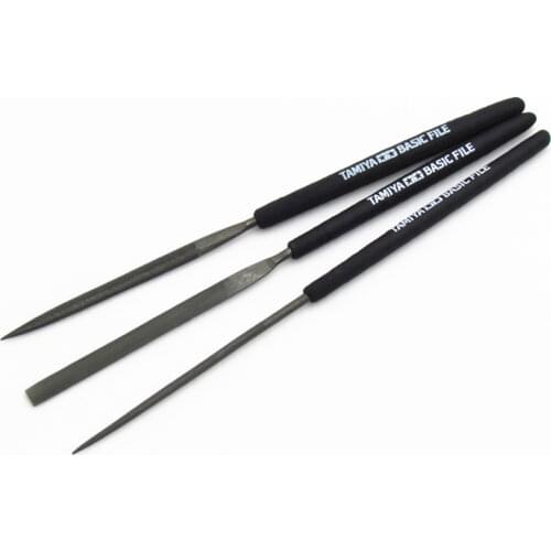 Tamiya 74104 Basic File Set (Smooth Double-Cut) Craft Tools