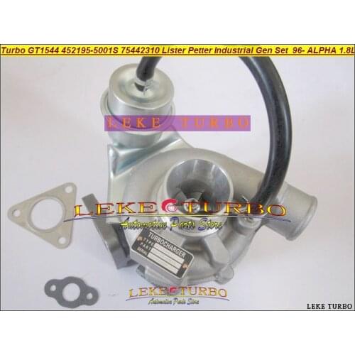 GT1544 452195 452195-5001S 452195-0001 75442310 Turbo Turbocharger For Lister Petter Industrial Gen Set 1996- ALPHA 1.8L Engine