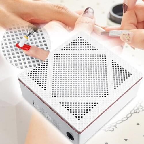 Nail Vacuum Detachable Filter Low Noise 60W Nail Dust Filter Manicure Machine for Home