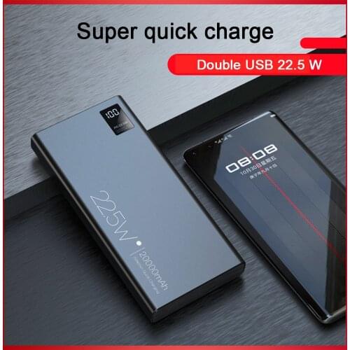 FLOVEME 22.5W Fast Charging Power Bank 20000mAh Large Capacity Power Bank for iPhone X Max Huawei Xiaomi Charger
