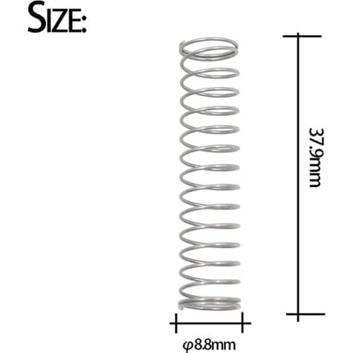 High Quality 3pcs Trumpet Piston Valve Spring Accessories Part Replacement Trumpet Spring Woodwind Instrument Parts