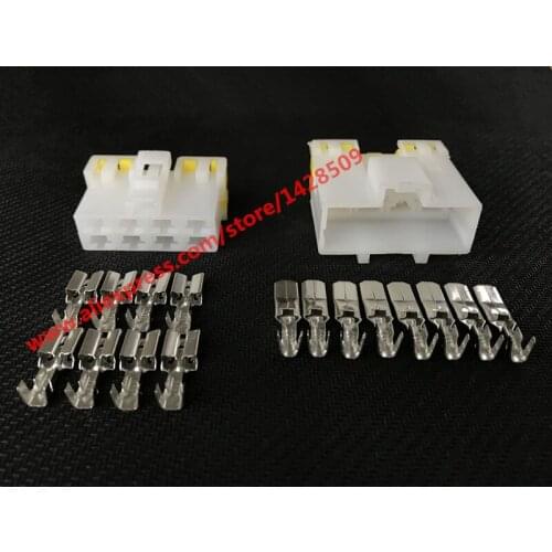 20 Sets 8 Pin/Way Automotive Connector Electrical Wiring Harness Female Male Plug With Terminals/Pins