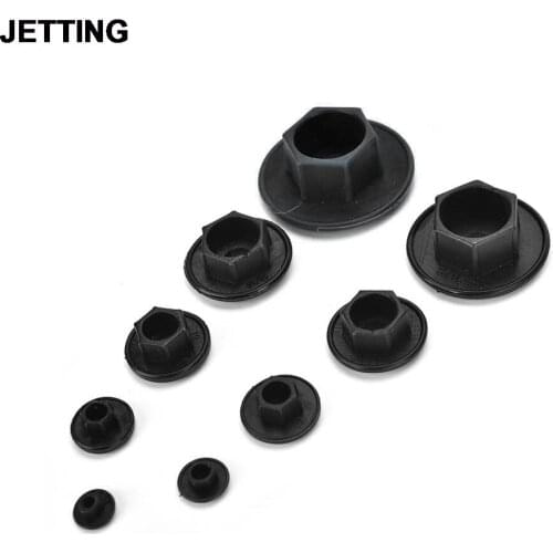 20PCS Black Hex Socket Allen Bolt Screw Nut Hexagon Head Cover Cap Protector Fasteners Screws Covers Caps M5-24