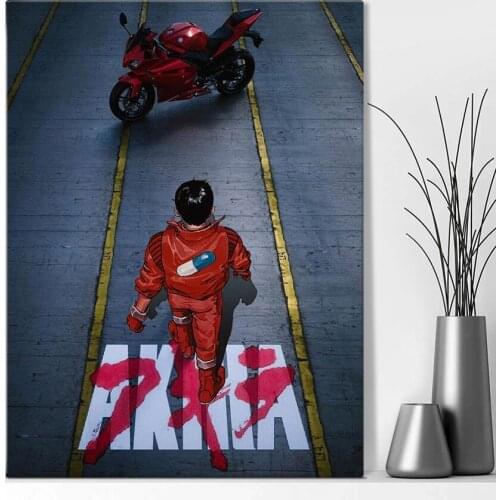 Akira Shotaro Kaneda Anime Home Decor Canvas Painting Wall Pictures Living Room Decoration Art Posters Prints